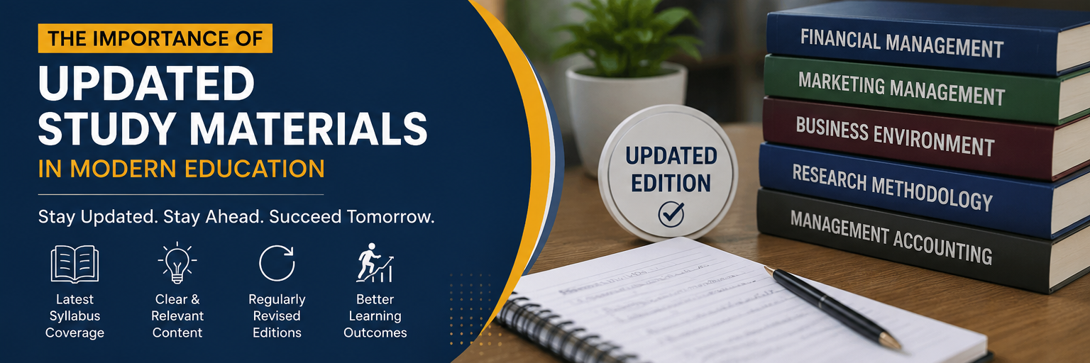 The Importance of Updated Study Materials in Modern Education